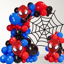 127pcs superhero balloons