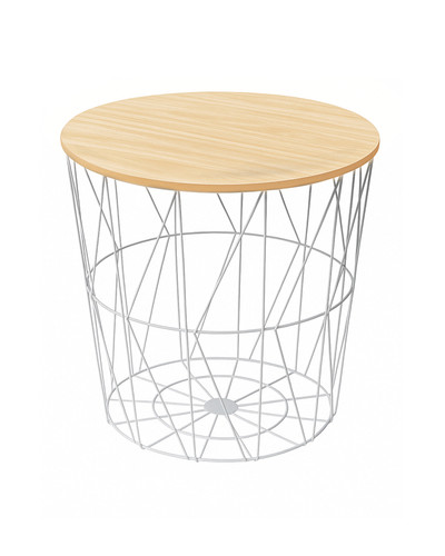 Modern round storage basket - storage,
