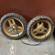 honda qr50 wheels 1997 compete +spindles 83-97 +rear drive transmission