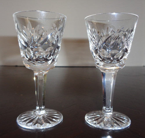 Pair waterford hand - waterford, cut