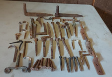 Mixed Lot of Vintage/ Reclaim Iron including  Hand forged Nails etc.. 46 pieces