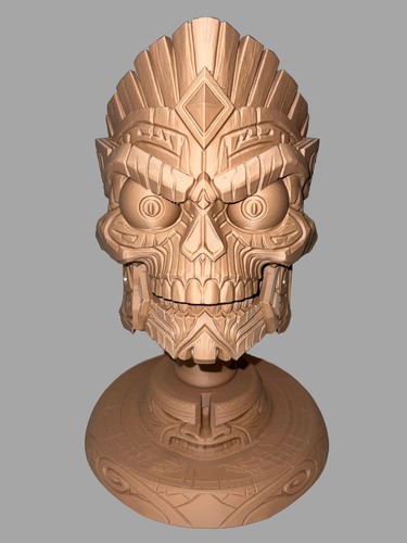 Talking skel tiki novelty - skel-tiki,