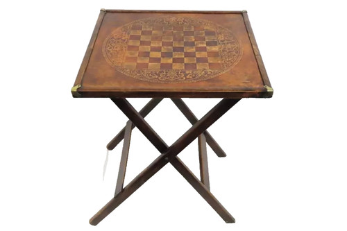 Antique folding chess - folding, playing