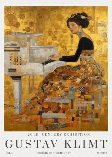 Large size gustav klimt woman - gustav,