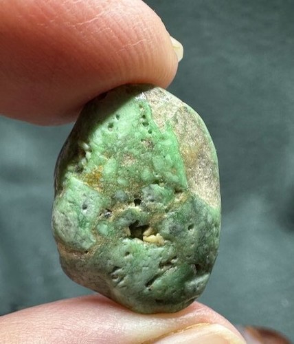 Variscite crystal tumble stone - crystal,