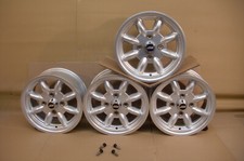 FORD ESCORT CAPRI 6X13 JBW DEEP DISH MINILIGHT ALLOY WHEELS WITH GROUP 4 INSERTS