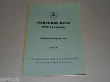 Operating Mercedes Benz W136