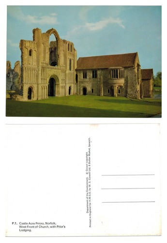 Postcard castle acre priory - -,