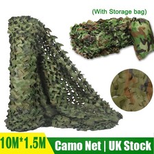10M*1.5M Camo Net Hunting Shooting Camouflage Hide Army Camping Woodland Netting