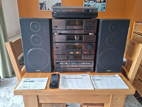 Aiwa retro hifi stereo system - hifi,
