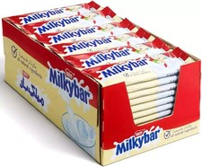 Nestle Milkybar White Chocolate Pack of 54 x12G Delicious Long expiry date