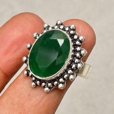 Emerald Gemstone 925 Sterling