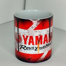 Yamaha mug Revs your heart Oil Can Mug Car Motorcycle Mechanic coffee Retro 