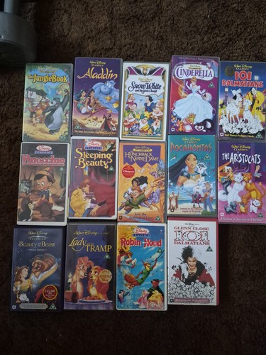 Assorted disney classics - classics, vhs