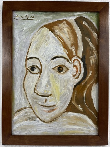 Pablo picasso oil cardboard - pablo,