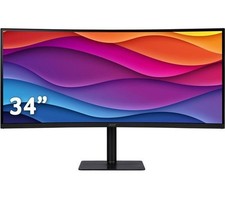 Acer CZ342CUR Wide Quad 34'' Curved 180Hz HDMI VGA VA QHD FHD PC Monitor