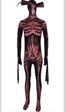 SIREN HEAD costume Mens Skin Jumpsuit w/ Zipper Large