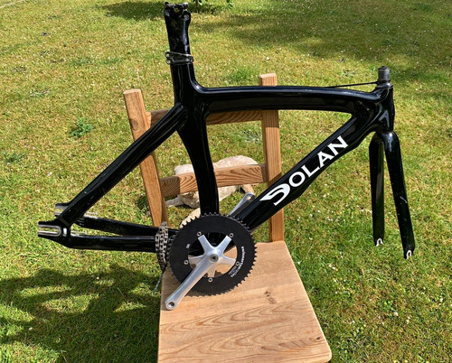 Dolan black bicycle frame - dolan,