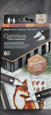 Spectrum Noir Classique Browns  Dual Tip Permenat markers 6 pack 