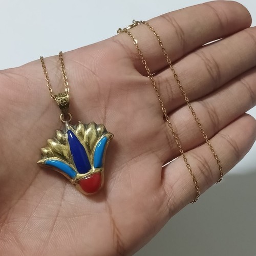 Handmade egyptian lotus brass - lotus,