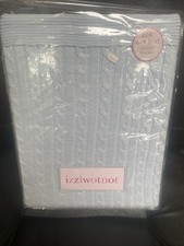 Izziwotnot White Baby Blanket