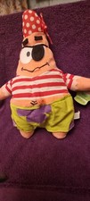 PLUSH PATRICK PIRATE FROM SPONGEBOB SQUAREPANTS 32 cm TALL Play by play
