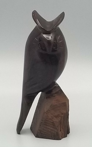 Tall hand carved ironwood - 5",