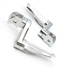 For Triumph Tiger 800 ABS 13-14  SHINOBI Front Foot Pegs 40mm Lower Silver