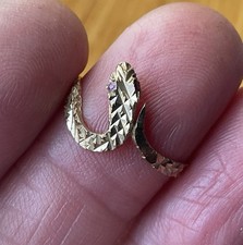 Vintage 1961 9 Ct Gold Snake