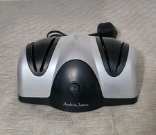 Andrew James AJ-KS03 Electric Knife Scissors Sharpener Two Stage Silver Black