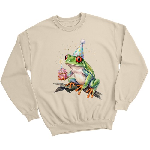 Birthday frog amphibian - amphibian, funny