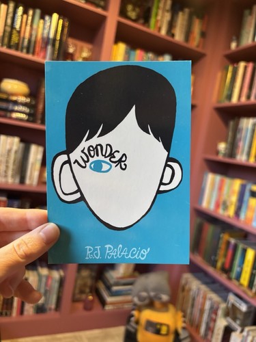Wonder palacio postcard - by,