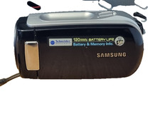 Samsung VP-MX10/XEU High Definition Camcorder - Black *No Battery* (L16)