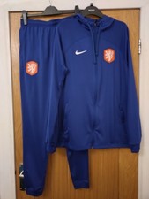 Nike KNVB Netherlands  Dri-Fit Slim Fit Tracksuit -Blue 2022-2023   MEDIUM VGC