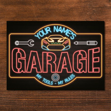 Personalised Garage Neon