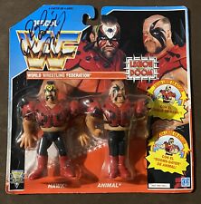 wwf SIGNED hasbro legion of doom 2 pack figures - Hawk & Animal - Autographed