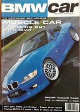 BMW Car magazine February 1998 - CSL v M635CSi v 850i, Alpina B10, 007, F1, MVR 