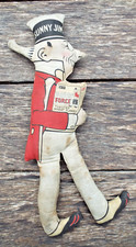ORIGINAL c1910 SUNNY JIM PROMOTIONAL ADVERTISING RAG Doll - Force Wheat Flakes