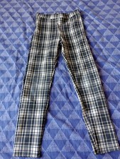 Zara Girls Check Leggings Size: 10Years