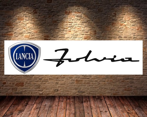 Lancia fulvia banner garage - banner,