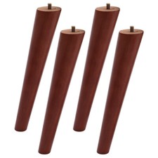 4x Oak Wood Angled Tapered