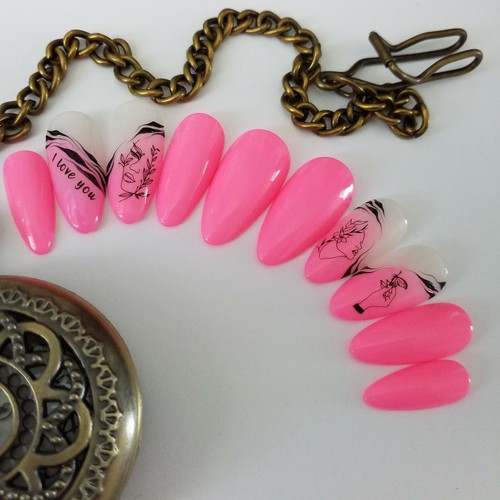 Press nails set - nails, ❗summer