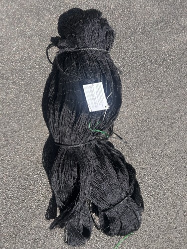 Black knotted polyethylene - knotted,