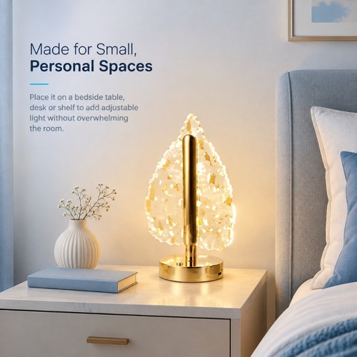 Creative golden leaf - leaf, desk
