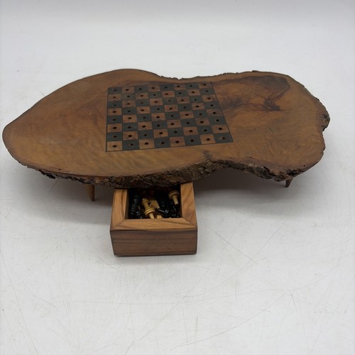 Vintage wooden chess game - game, with
