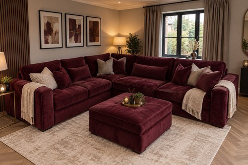New ruby corner sofa - new, 2c2