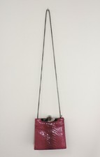 Reiss Pink Crocodile Print Crossbody Bag- Thames Hospice