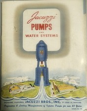 Vintage 1949 Jacuzzi Pumps and