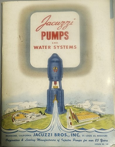Vintage 1949 jacuzzi pumps and - jacuzzi,