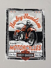 2012 Harley Davidson Santa Fe Gray T-shirt Men's Large Panhead Eagle Sword 